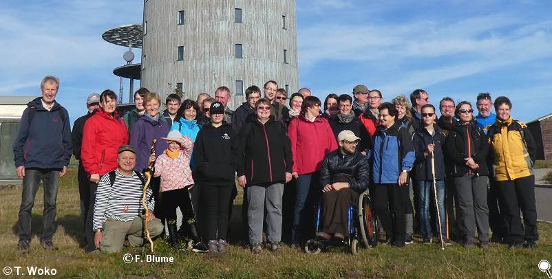 das traditionelle Gruppenfoto