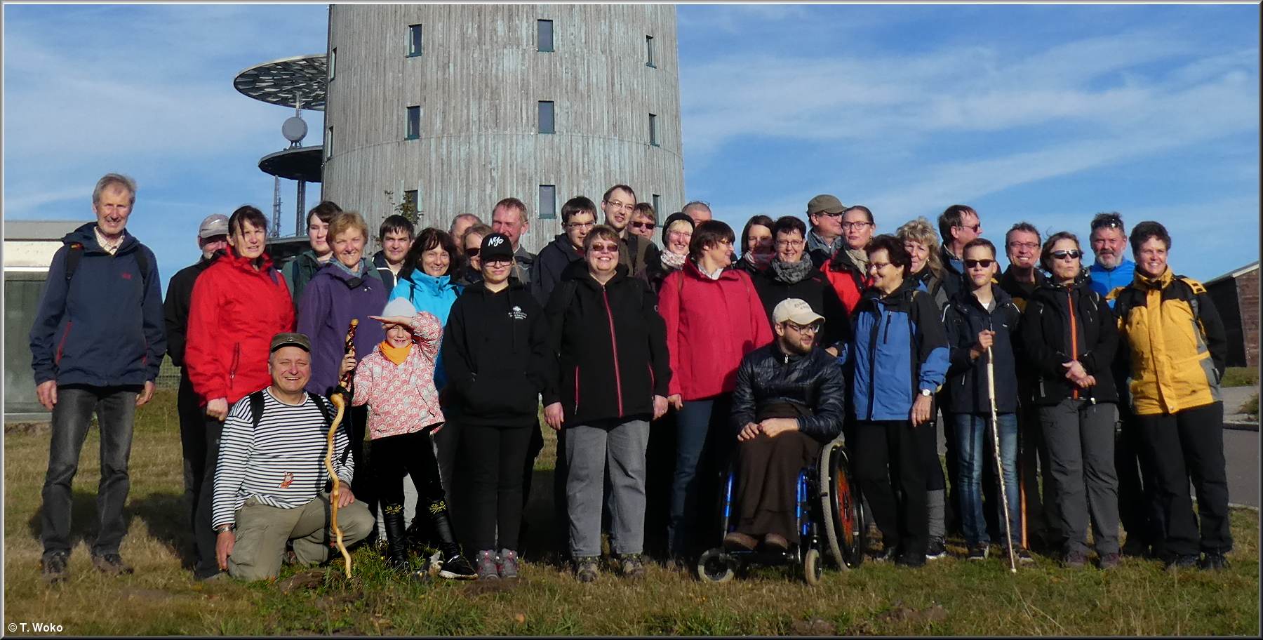 Gruppenfoto im Großformat.