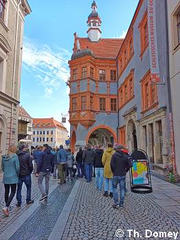 Der Schnhof, das lteste Renaissance-Bauwerk in Grlitz von 1526