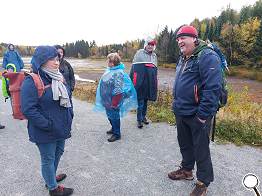 kleine Pause am berlauf zum Speicher Altenberg