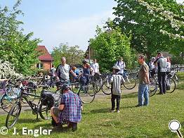 Warten auf den Start