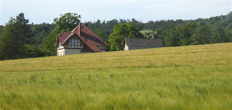 Start und Ziel: Die ehemalige Revierfrsterei "Villa Waldheim"; heute: Wohnhaus von Jrgen und Christine