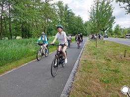 Weiter auf einem bekannten Radweg ...