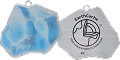 EarthCache Mineral Tag - Blue Calcite