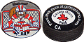 Canada Micro Puck - Shut Out! Geocoin