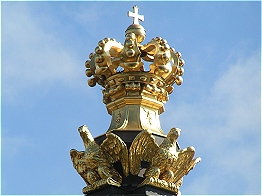 Polnische Königskrone auf dem Kronentor des Dresdner Zwingers