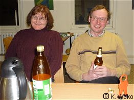 zufrieden und glücklich