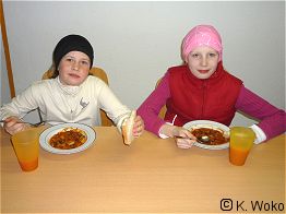 Endlich ist die Suppe heiß!