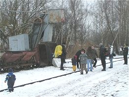 alte Fördertechnik zur Tongewinnung