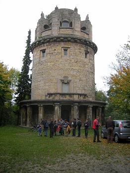 Ankunft am Bismarckturm