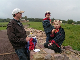 Picknick auf 1000 Jahre alten Wehrmauern