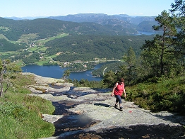 Aufstieg von der Grytenuten-Aussicht