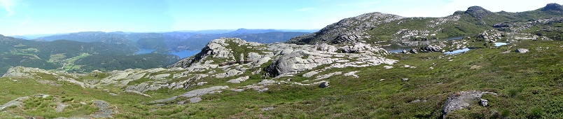 Panoramablick auf der Hochfläche