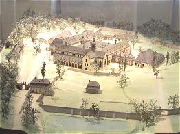Modell der Klosteranlage Eberbach