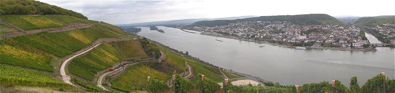 Blick über den Rhein nach Bingen