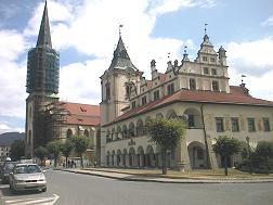 Jakobskirche und Rathaus in Levoca.