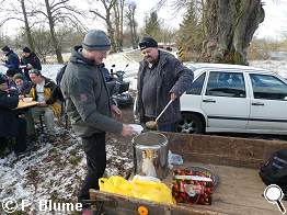 heie polnische Kartoffelsuppe