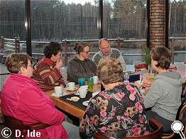 Erholung bei Kaffee und Kuchen, ...