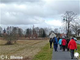 Auf zur Mittagsrast in Stolzenhagen.