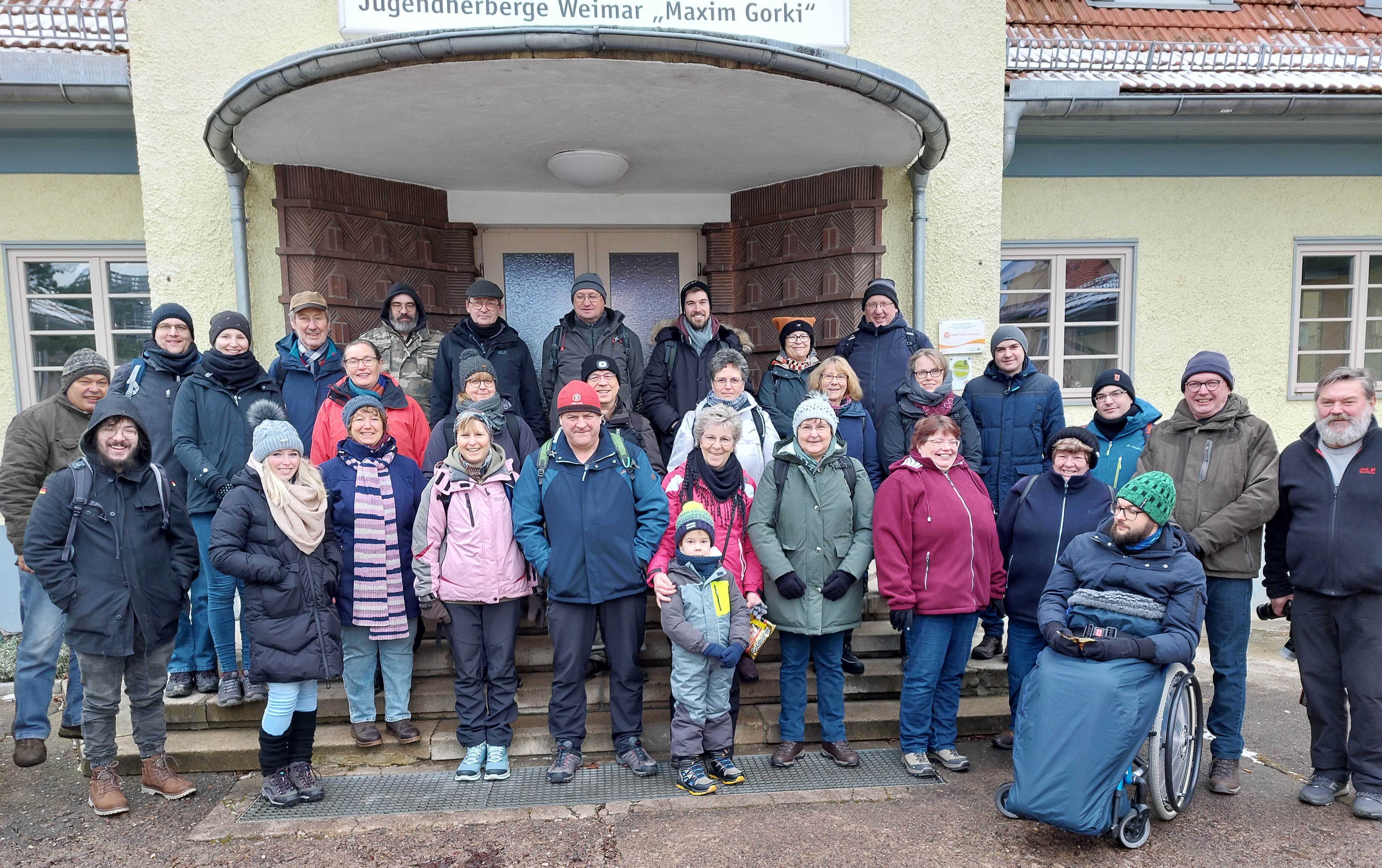 Gruppenfoto im Großformat.