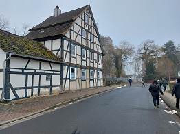 zuerst wandern wir durch Altenberg