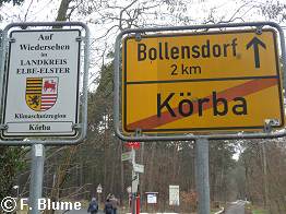 Wir verlassen den 331 Bewohner z�hlenden Ort.